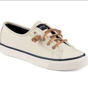 Sperry Ivory Canvas sneakers